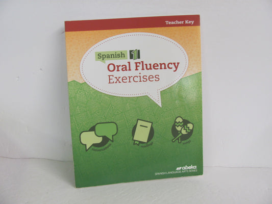 Spanish 1 Oral Fluency Exercises Abeka Teacher Key  Pre-Owned Spanish Books