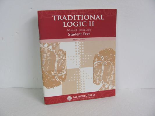 Traditional Logic II Memoria Press Student Book Pre-Owned Cothran Logic Books