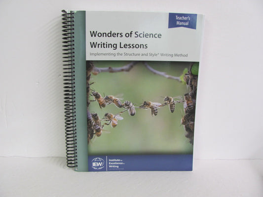 Wonders of Science IEW Teacher Manual  Pre-Owned Creative Writing Books