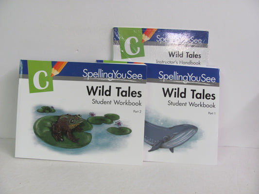 Wild Tales Level C Spelling You See Set  Pre-Owned Spelling/Vocabulary Books