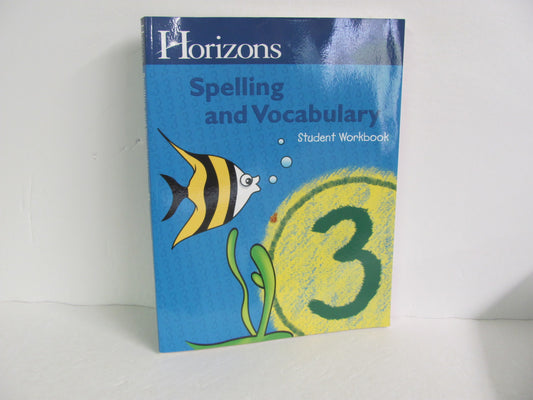 Spelling and Vocabulary Horizons Workbook  Pre-Owned Spelling/Vocabulary Books