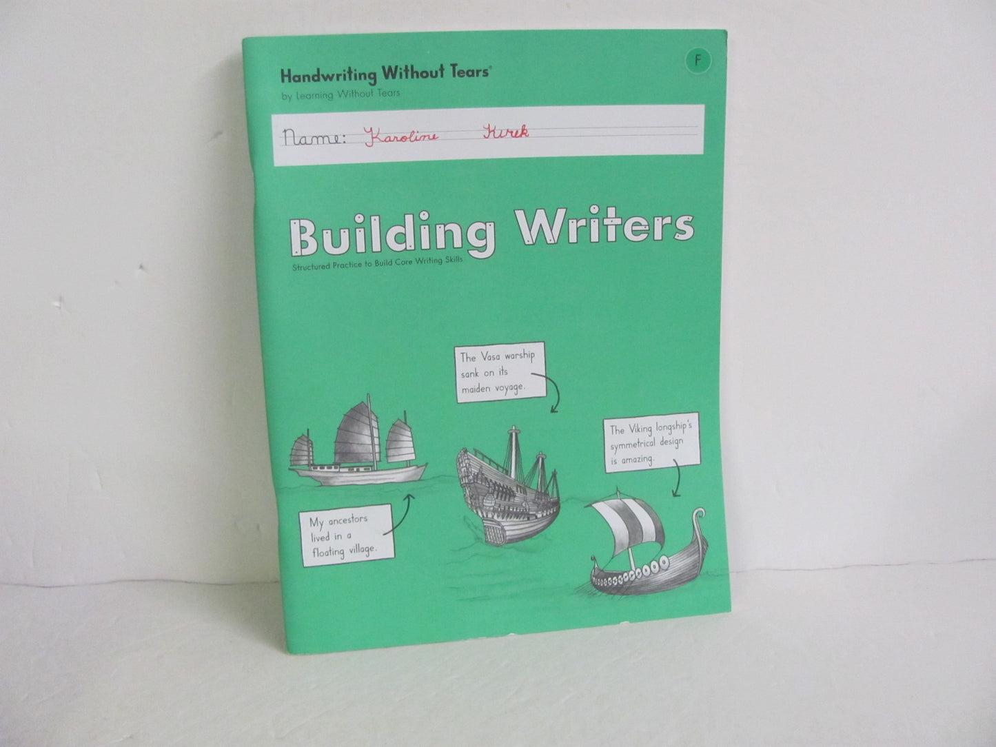 Building Writers F Handwriting Without Tears 5th Grade Penmanship Books