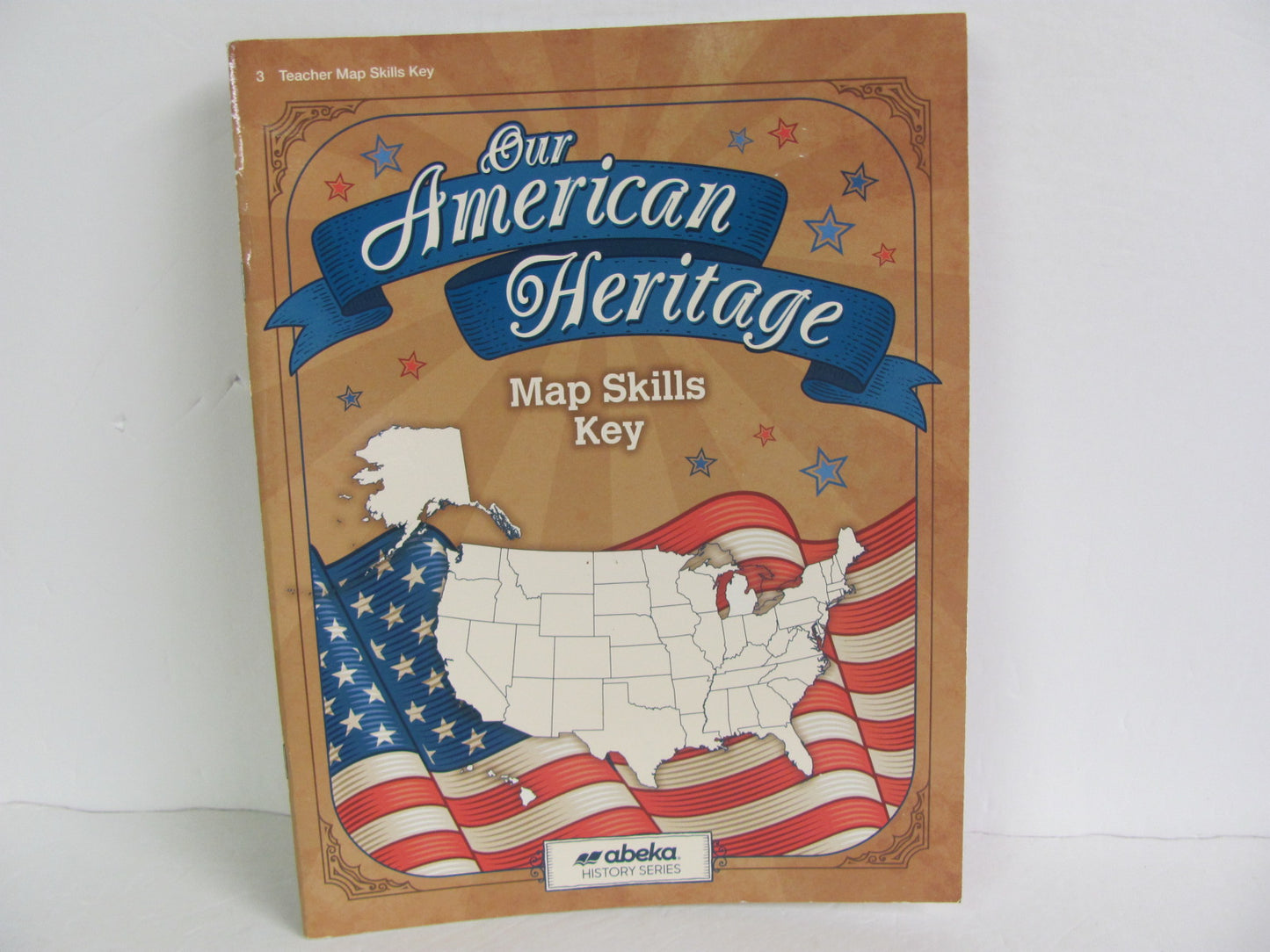 Our American Heritage Abeka Map Skills Key  Pre-Owned History Textbooks