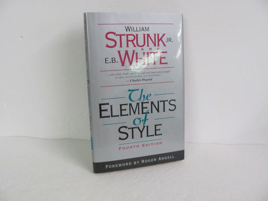 The Elements of Style Pearson Pre-Owned Strunk and White Language Textbooks