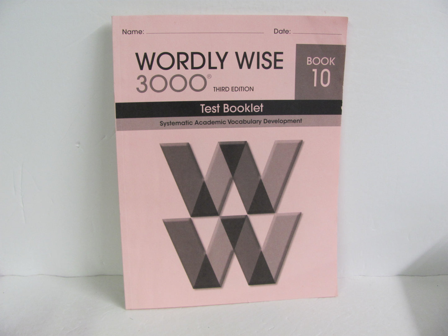 Wordly Wise 3000 EPS Tests  Pre-Owned 10th Grade Spelling/Vocabulary Books