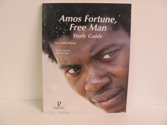 Amos Fortune Free Man Progeny Press Study Guide - Pre-Owned Yates Fiction Books