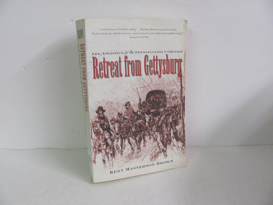 Retreat From Gettysburg UNC Press Pre-Owned Brown America At War Books