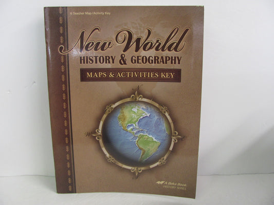 New World History Abeka Map Key Pre-Owned 6th Grade History Textbooks