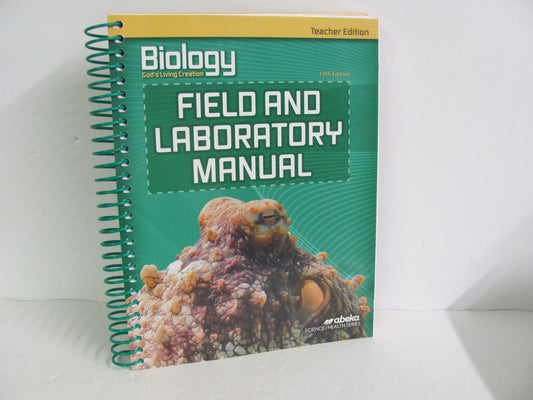 Biology Lab Manual Abeka Teacher Edition  Pre-Owned 10th Grade Science Textbooks