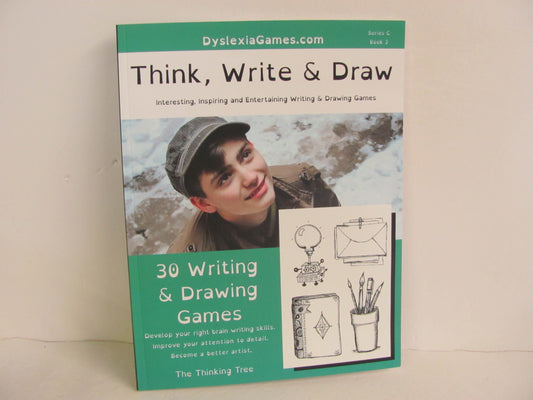 Think, Write and Draw Dyslexia Games Pre-Owned Brown Educator Resources