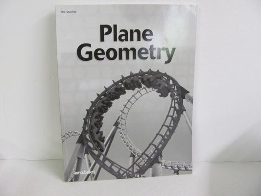 Plane Geometry Abeka Test/Quiz Key  Pre-Owned 11th Grade Mathematics Textbooks