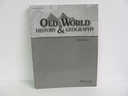 Old World History Abeka Test Key Pre-Owned 5th Grade History Textbooks