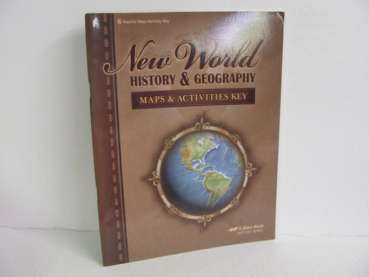 New World History Abeka Map Key Pre-Owned 6th Grade History Textbooks