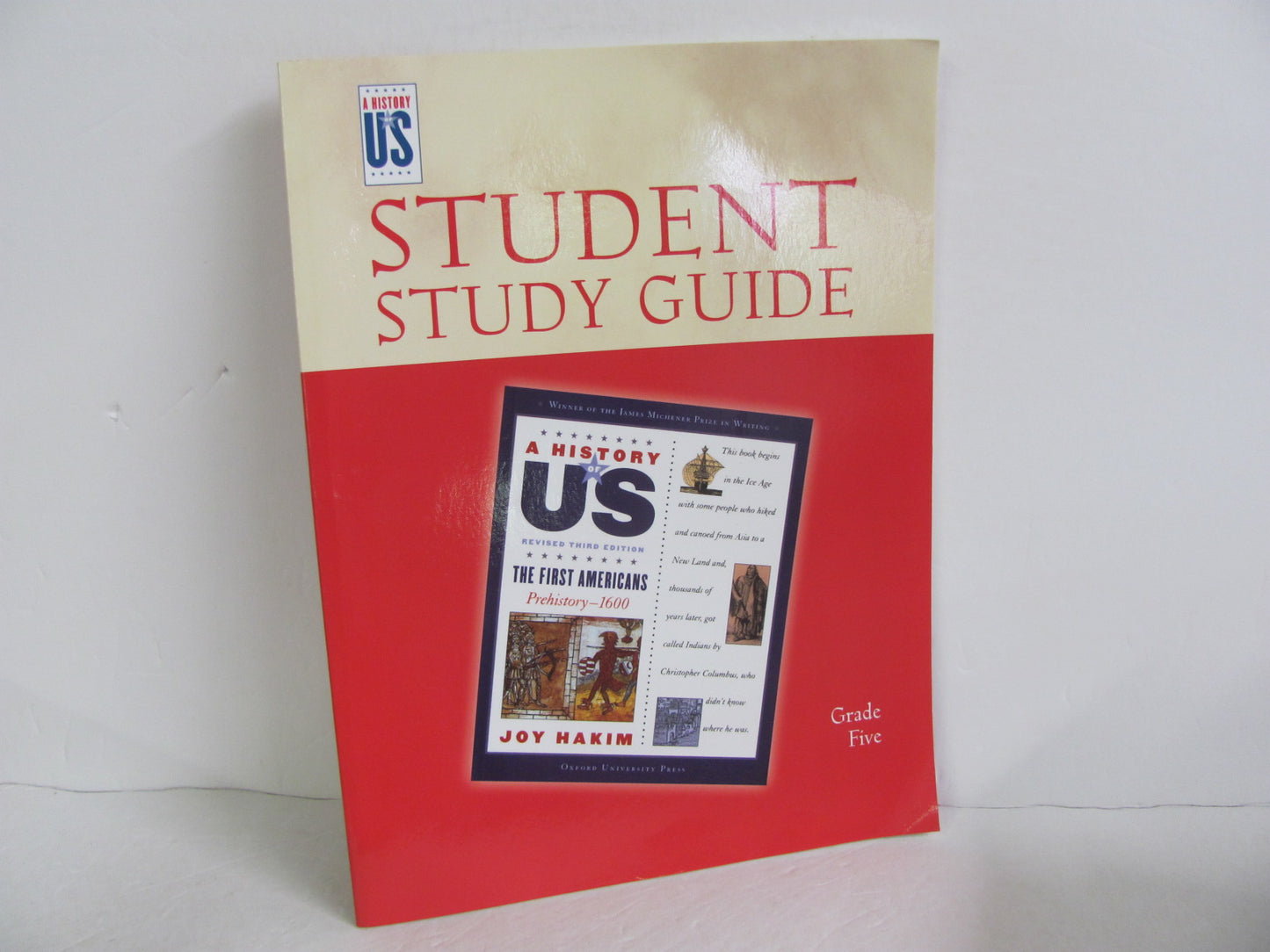 A History of US Oxford Study Guide - Pre-Owned Hakim American History Books