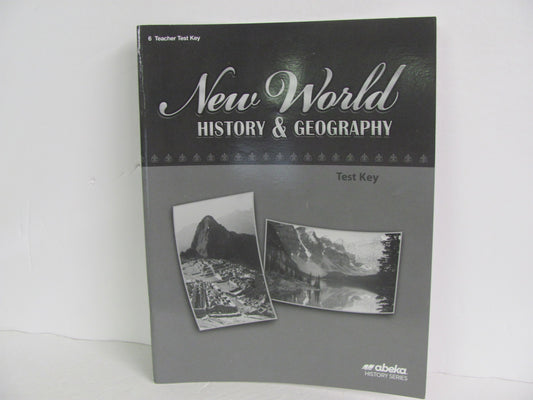 New World History Abeka Test Key Pre-Owned 6th Grade History Textbooks