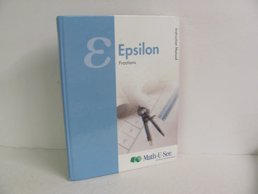 Epsilon Math U See Instruction Manual  Pre-Owned Demme Math Help Books