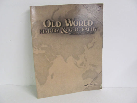 Old World History Abeka Answer Key  Pre-Owned 5th Grade History Textbooks