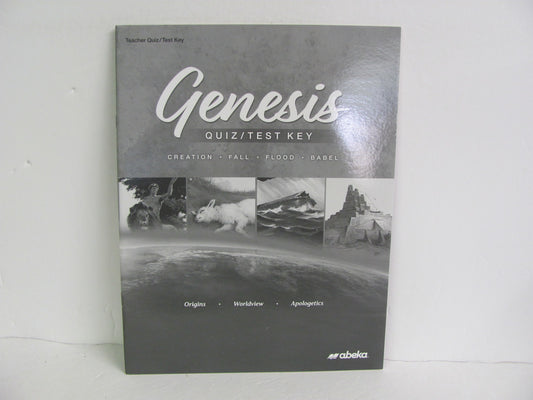 Genesis Abeka Quiz/Test Key  Pre-Owned 12th Grade Bible Textbooks