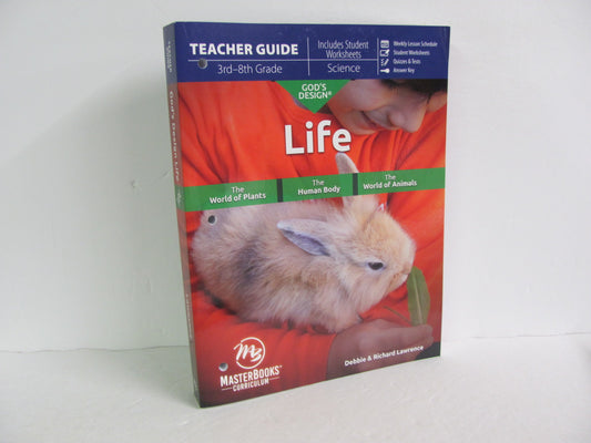 God's Design Life Master Books Teacher Guide  Pre-Owned Science Textbooks