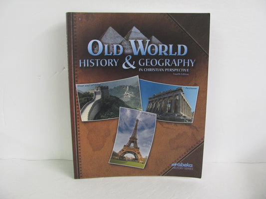 Old World History Abeka Student Book Pre-Owned 5th Grade History Textbooks