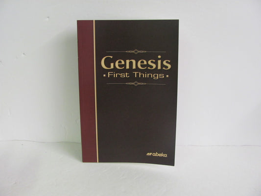 Genesis Abeka Student Book Pre-Owned 12th Grade Bible Textbooks