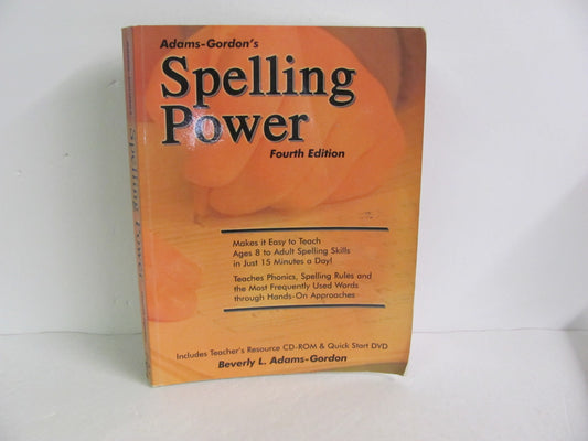 Spelling Power Castlemoyle Pre-Owned Adams-Gordon's Spelling/Vocabulary Books