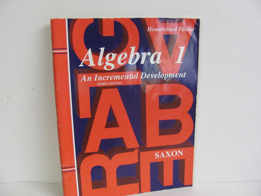 Algebra 1 Saxon Answer Key  Pre-Owned High School Mathematics Textbooks