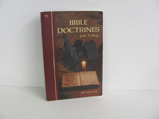 Bible Doctrines For Today Abeka Student Book Pre-Owned Bible Textbooks