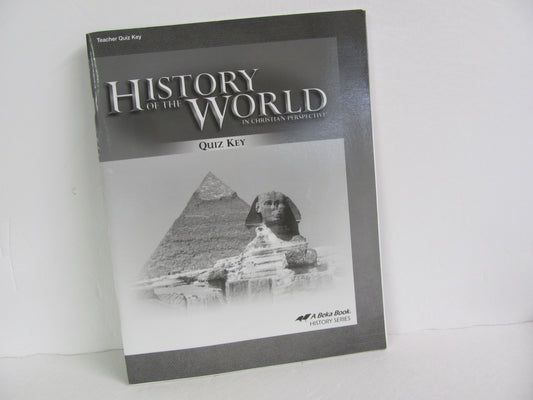 History of the World Abeka Quiz Key Pre-Owned 7th Grade History Textbooks