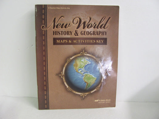 New World History Abeka Map Key Pre-Owned 6th Grade History Textbooks