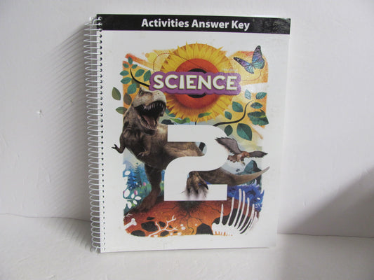 Science 2 BJU Press Activity Key Pre-Owned 2nd Grade Science Textbooks