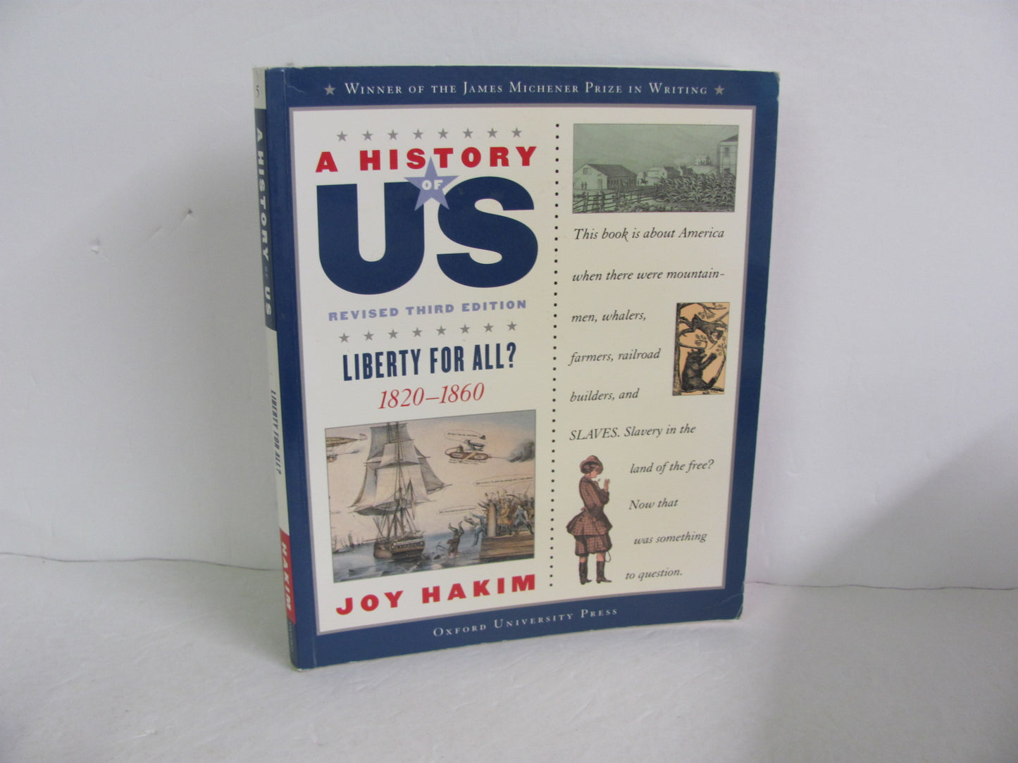 A History of US Book 5 Oxford Pre-Owned Hakim Elementary American History Books