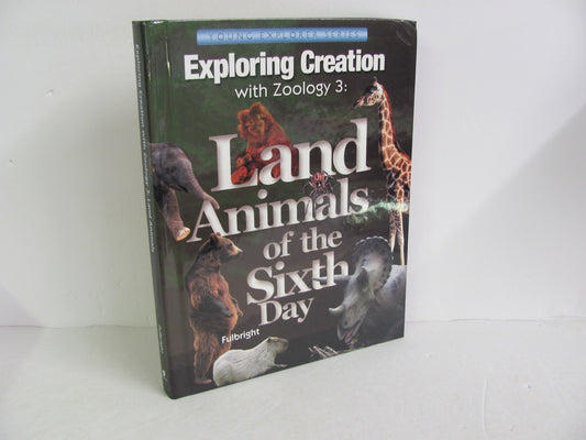 Land Animals of the 6th Day Apologia Student Book Pre-Owned Science Textbooks