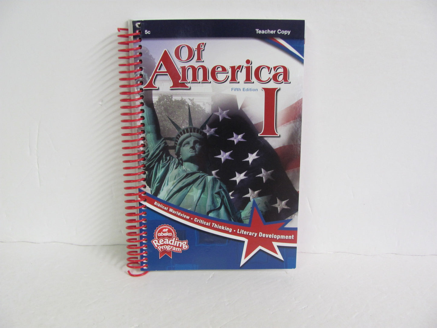 Of America 1 Abeka Teacher Copy  Pre-Owned 5th Grade Reading Textbooks