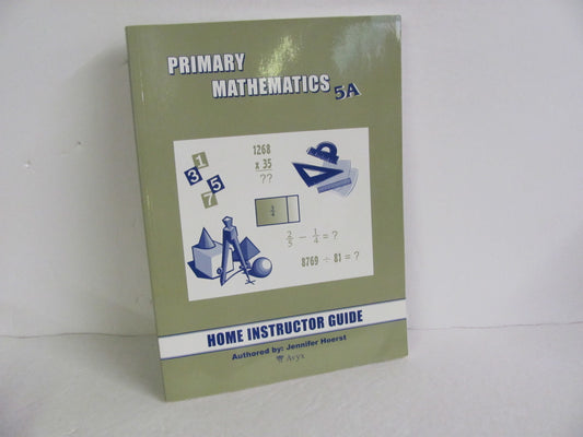 Primary Mathematics 5A Singapore Hoerst 5th Grade Mathematics Textbooks