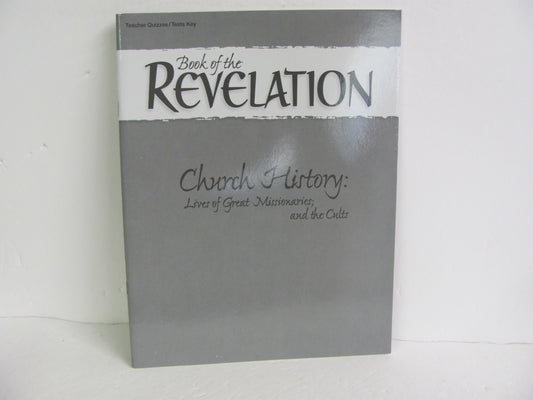 Book of the Revelation Abeka Quiz/Test Key  Pre-Owned 12th Grade Bible Textbooks