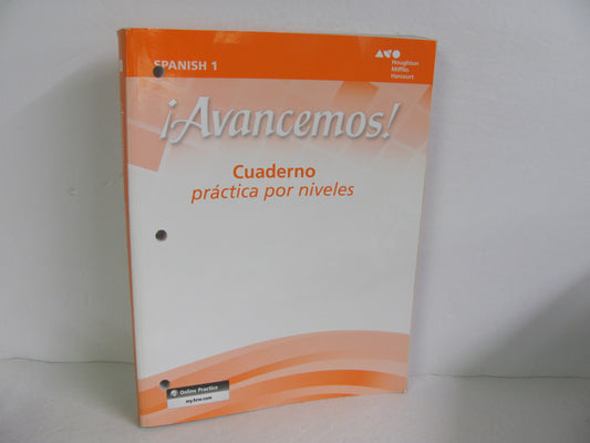 Avancemos! HMH Books Workbook  Pre-Owned High School Spanish Books