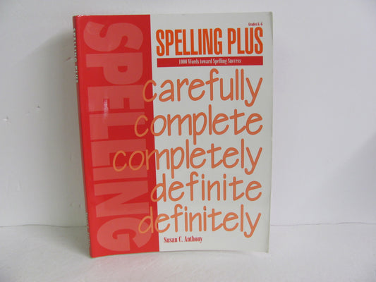 Spelling Plus Instructional Resources- Pre-Owned Spelling/Vocabulary Books