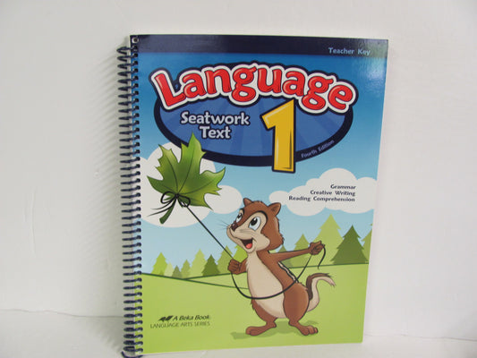 Language 1 Abeka Teacher Key  Pre-Owned 1st Grade Language Textbooks