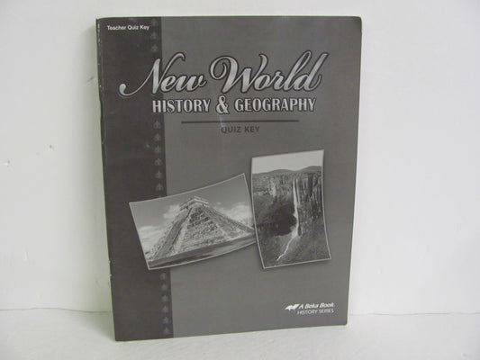 New World History Abeka Quiz Key Pre-Owned 6th Grade History Textbooks