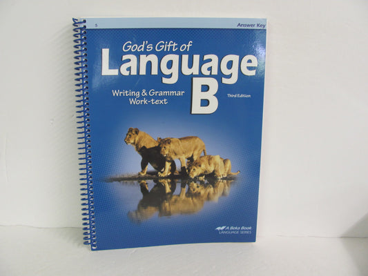 Language B Abeka Answer Key  Pre-Owned 5th Grade Language Textbooks