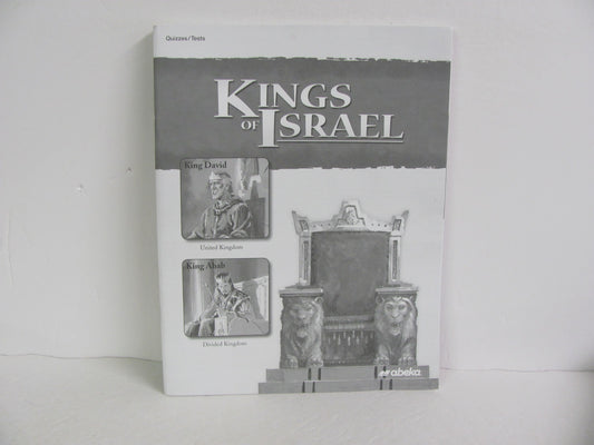 Kings of Israel Abeka Quizzes/Tests  Pre-Owned 9th Grade Bible Books