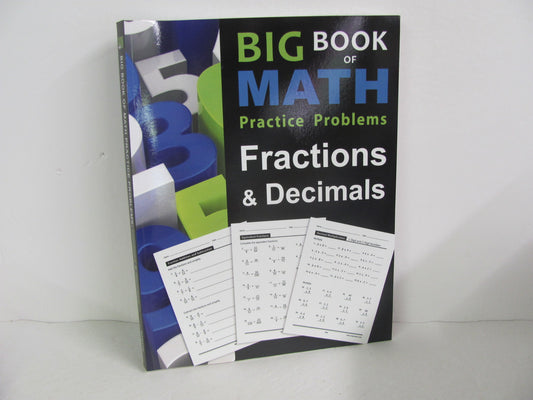 Big Book of Math Clay Maze Workbook  Pre-Owned Math Help Books