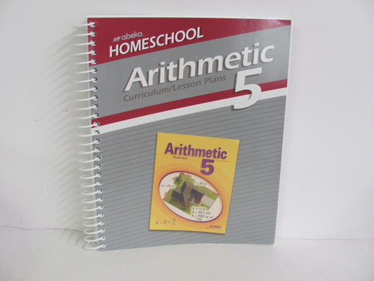 Arithmetic 5 Abeka Curriculum Pre-Owned 5th Grade Mathematics Textbooks