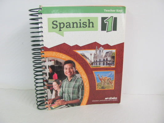 Spanish 1 Abeka Teacher Key  Pre-Owned High School Spanish Books