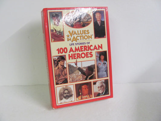 100 American Heroes Kidsbooks Pre-Owned Elementary World History Books