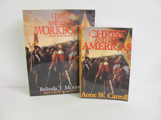 Christ and the Americas TAN Pre-Owned Carroll Elementary History Textbooks