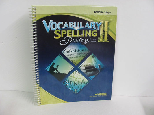 Vocabulary Spelling Poetry II Abeka 8th Grade Spelling/Vocabulary Books