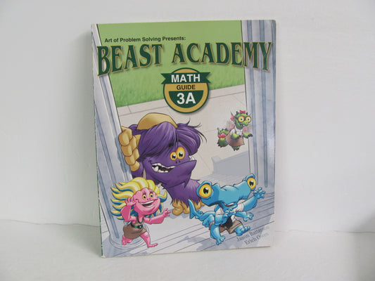 Math Guide 3A Beast Academy Pre-Owned 3rd Grade Mathematics Textbooks