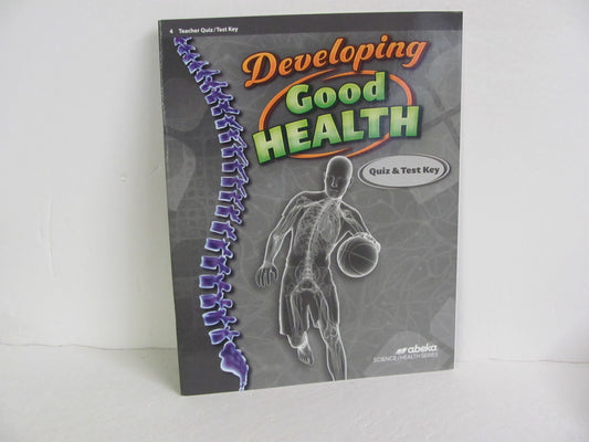 Developing Good Health Abeka Quiz/Test Key  Pre-Owned 4th Grade Health Books